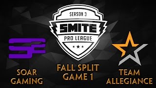 SPL Fall Split Week 3 - SoaR Gaming vs. Team Allegiance (Game 1)