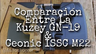 Kuzey gn19 y Ceonic ISSC M22 Vamos a Compararlas | Pistola Traumatica | P.A Gun Club