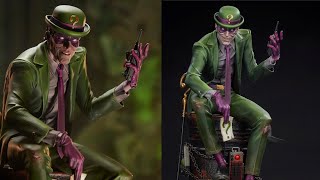 New The Riddler statue fully revealed by Sideshow Collectibles preorder open now