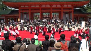 京炎そでふれ！咲産華　～京都さくらよさこい2012(平安神宮応天門前)