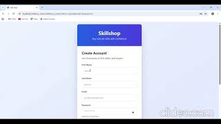 Program the user sign up process including input validations