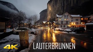 Lauterbrunnen Switzerland A Fairytale Christmas Village 4K 60p
