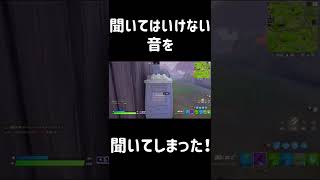 【フォートナイト】聞いてはいけない音   #shorts