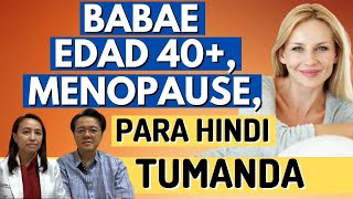 Babae Edad 40 Pataas, Menopause, Para Hindi Tumanda.