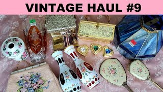 Vintage Haul #9 (Wilardy Lucite Purse, Bohemian Glass, YSL Compacts, Needlepoint...)