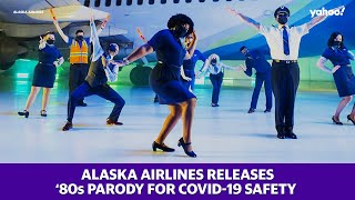 Alaska Airlines released an ’80s music parody for COVID-19 safety