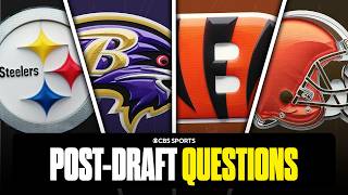 Biggest post-draft questions for every AFC North team 🤔 | Steelers, Ravens, Bengals, Browns