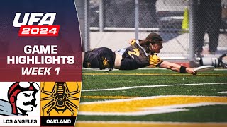 Los Angeles Aviators at Oakland Spiders | FULL GAME HIGHLIGHTS | April 27, 2024