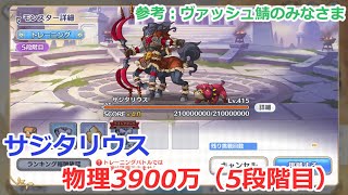 【プリコネ】サジタリウス物理参考3900万（5段階目）