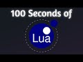 Learn Lua in 100 Seconds.