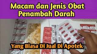 Obat penambah darah yang ada di apotek