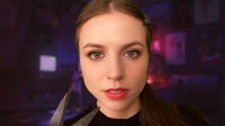 ASMR Obsessed Goth Girl Cuts & Plucks Your Cursed Aura Roleplay (ASMR For Sleep Personal Attention