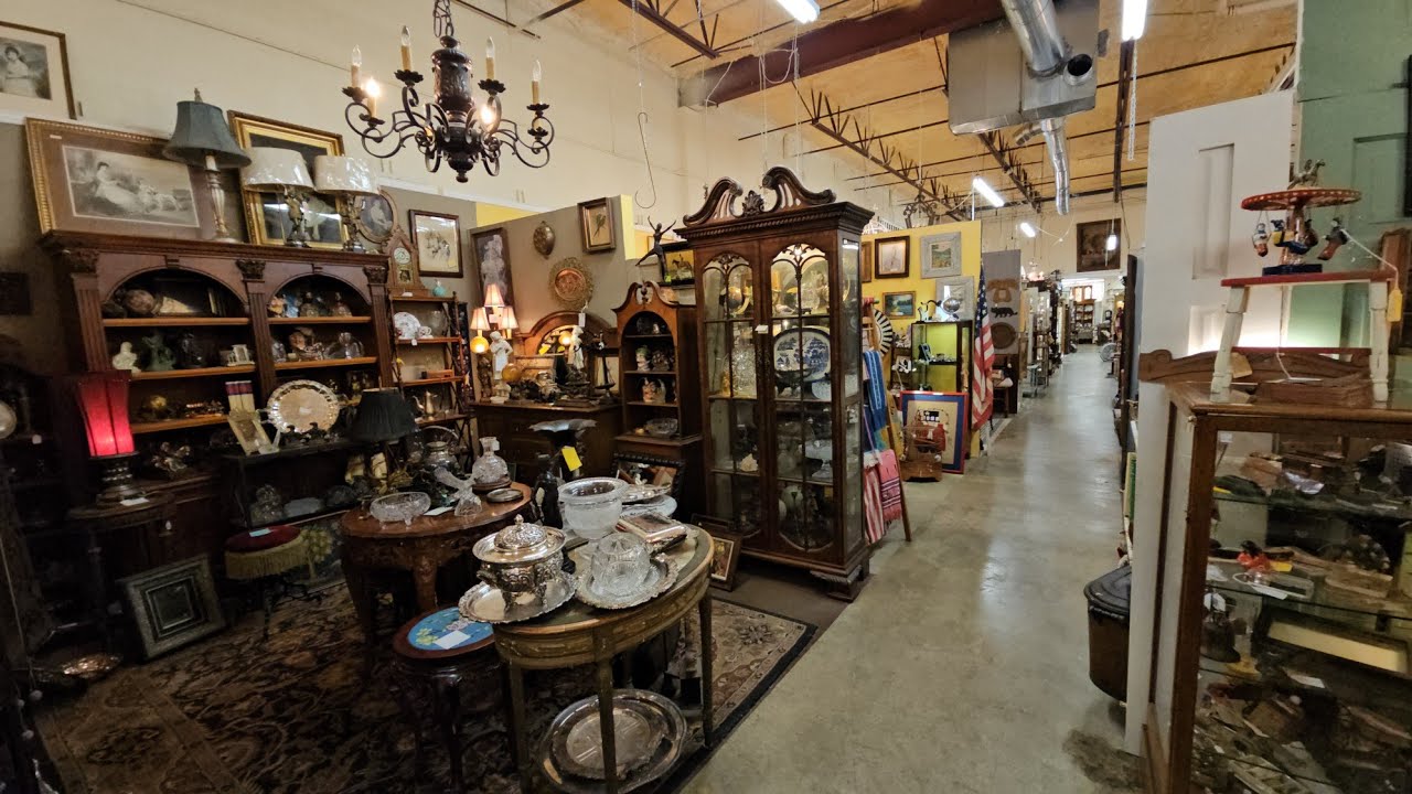 UNCOVERING HIDDEN TREASURES! Antique & Shop With Me! - YouTube