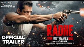 Radhe Flim Trailer | Official Trailer | Salman Khan | This eid |Disha Patani | Randeep Hooda , Radhe