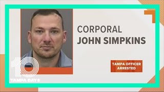 Tampa police officer arrested following 'domestic-related' incident