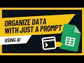 AI Does Data Entry FOR You in Google Sheets (Act Mode Tutorial)