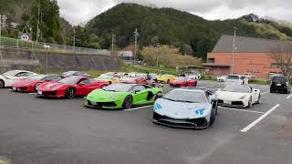 スーパーカー/ハイパーカー/ランボルギーニ/フェラーリ/丹波篠山/ツーリング #Lamborghini #Ferrari #Supercars #Japan #ซุปเปอร์คาร์