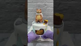 เค้กน้องหมีขั้วโลก | Happy bear cake #shorts