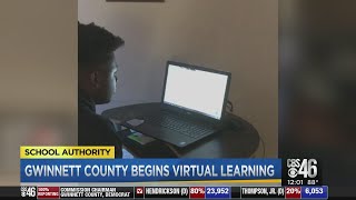 Gwinnett County Schools Begin Virtual Learning