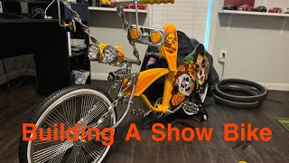 Building A Show Bike Lowrider (How To) Dia De Los Muertos bike