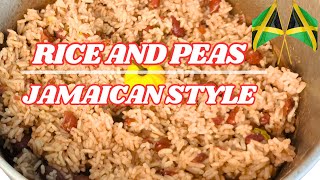 How To Make JAMAICAN RICE AND PEAS