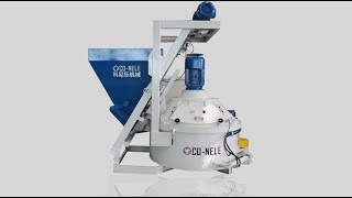 CO-NELE cmps1000 planetary concrete mixer for mixing refractory