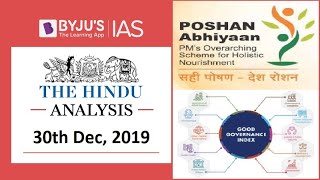 'The Hindu' Analysis for 30th December, 2019 (Current Affairs for UPSC/IAS)