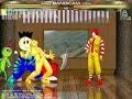 Ronald McDonald (12p) & Impure Evil Donald vs Dark Donald | Mugen