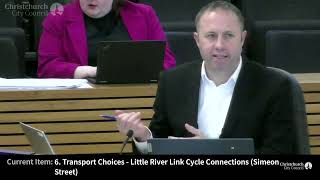 22.09.23 - Item 6 - Transport Choices - Little River Link Cycle Connections (Simeon Street)