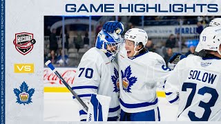 Toronto Marlies vs. Utica Comets | Game Highlights | October 20, 2024