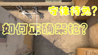 【CSGO】架不住枪真的是反应慢吗？五分钟带你了解静态架枪的秘密！Xantares来了都被架麻了！