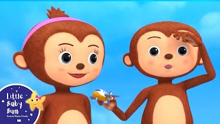 5 Little Monkeys and Ducks! | Animal Songs | Classic Nursery Rhymes | LittleBabyBum