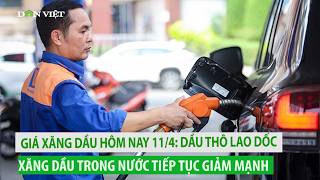 Giá xăng dầu hôm nay 11/4: Dầu thô lao dốc, xăng dầu trong nước tiếp tục giảm mạnh