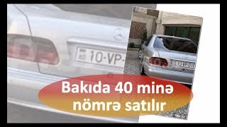 Bakıda 40 minə nömrə satılır