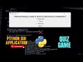 Quiz Game Using Python | Tkinter GUI Project | Crazy Coders