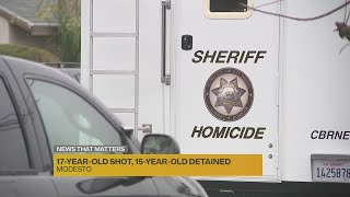 15-year-old boy detained after teen shot in Modesto