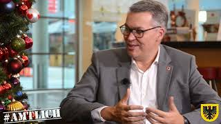 #amtlich: OB Westphal im Video-Interview zur Innovationshauptstadt, Haushalt der Stadt \u0026 Weihnachten