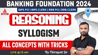 Banking Reasoning In Telugu | IBPS PO Syllogism Reasoning In Telugu | Adda247 Telugu