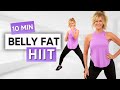 10 Minute HIIT To Burn BELLY FAT | All Standing Boxing Low Impact!