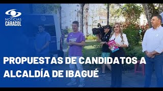 Debate con candidatos a la Alcaldía de Ibagué en Noticias Caracol (Parte 1)