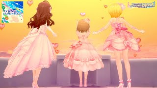 【デレステ】4K『とんでいっちゃいたいの』MVオリメン（三村かな子、宮本フレデリカ、一ノ瀬志希）限定ドレスSSR衣装