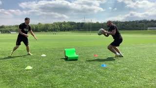 Netani Talei  Fiji Rugby and Karl Dickson show us a  rugby drill to help with your offload