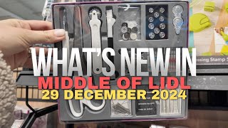 What's New in Middle of Lidl - New Arrivals - 29 December 2024