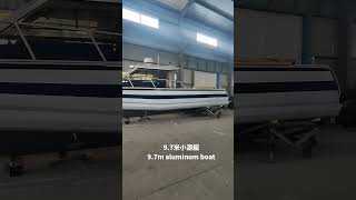 10m small yacht aluminum alloy fishing boat sea fishing boat #aluminum #boating