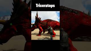 Taming Triceratops - ARK Survival Evolved #ark  #shorts