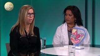 Sprack från slidan till ändtarmen vid förlossningen - Malou Efter tio (TV4)