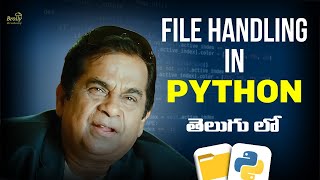 File Handling in Python | Data Analytics Tutorials Telugu | Brolly Academy