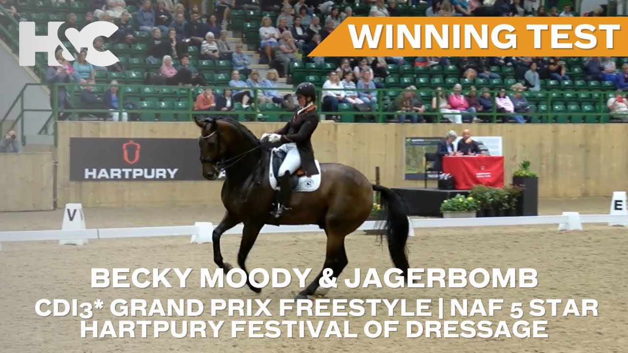 Becky Moody & Jagerbomb Win The CDI3* Grand Prix Freestyle To Music ...