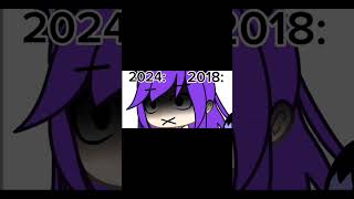 2024 vs 2018 😆 #gacha #gachalife #trend #fyp