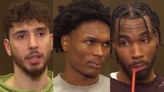 Amen Thompson, Alperen Şengün and Tari Eason speaks after the Houston rockets win over the Suns!!